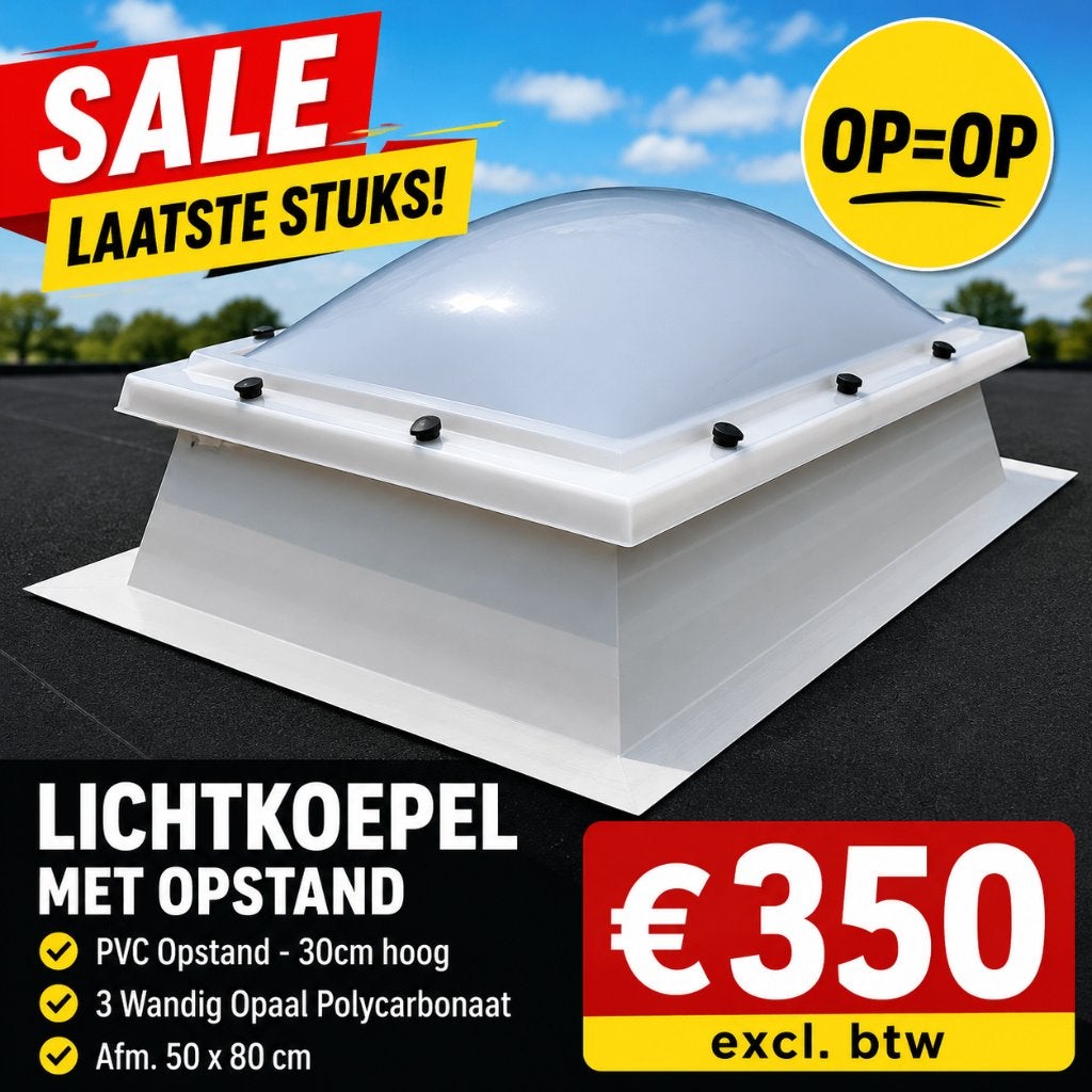 LICHTKOEPEL met PVC Opstand – Nieuw – Spotprijs!, Ophalen, Minder dan 80 cm, 80 tot 120 cm, Nieuw