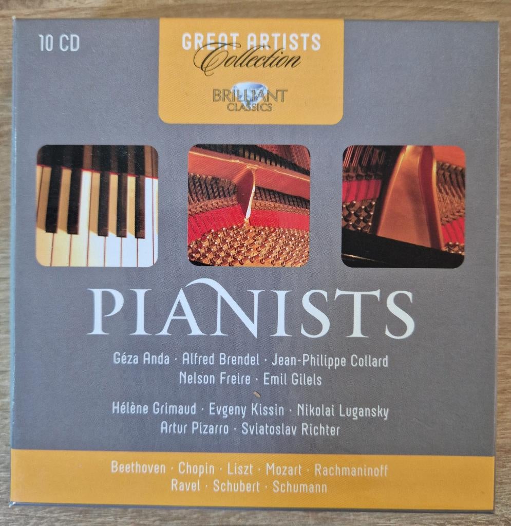 Pianists -  Great Artists Collection 10CDBox 2010, Boxset, Overige typen, Ophalen of Verzenden, Zo goed als nieuw