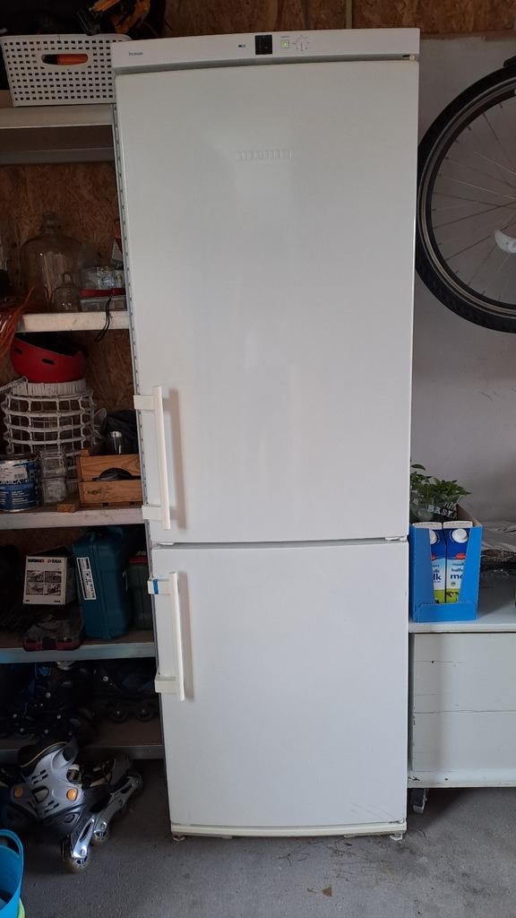 Liebherr Koel-vriescombinatie - Wit - Goede staat, Ophalen, Gebruikt, 200 liter of meer, 60 cm of meer