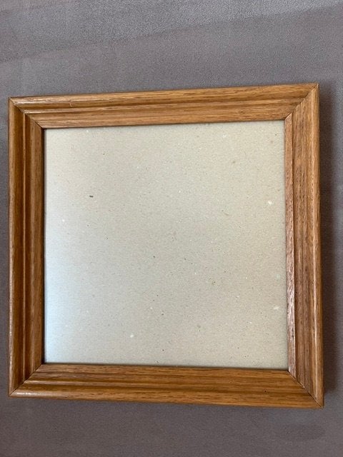 6 Eikenhouten fotolijstjes, Overige typen, Ophalen of Verzenden, Zo goed als nieuw, Bruin