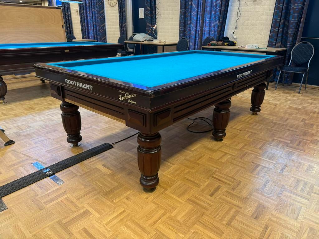 Verhoeven louis xiv biljarttafel (gebruikt), Sport en Fitness, Ophalen, Zo goed als nieuw, Biljarttafel