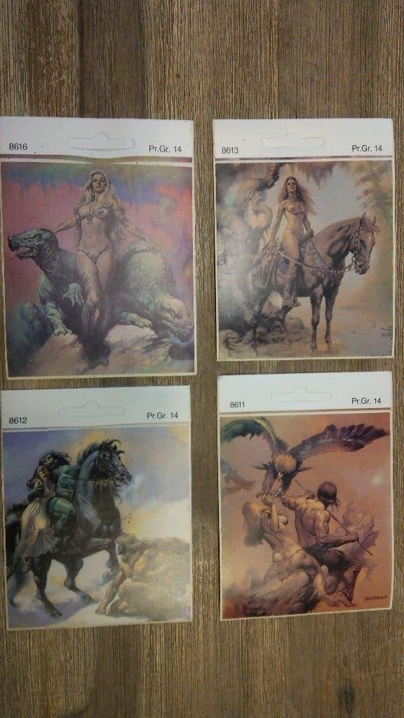 Gothic Varaan vintage stickers sticker adelaar pin-up, Verzamelen, Verzenden, Zo goed als nieuw, Overige typen