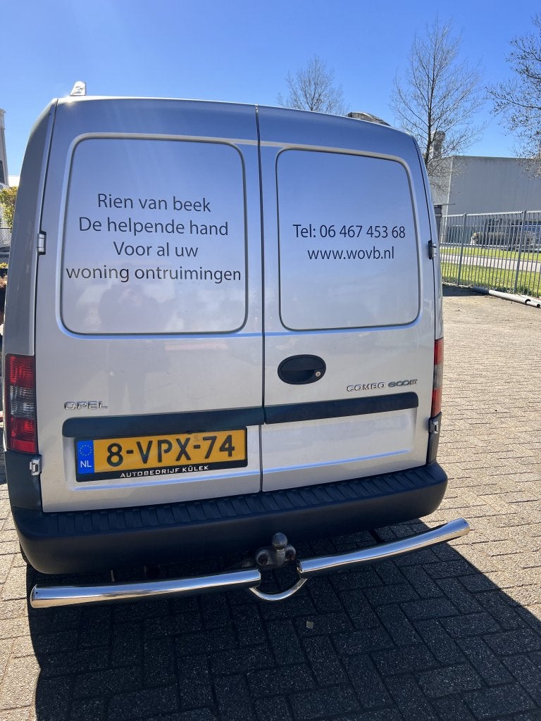 Opel Combo C 2001-2012 Rearbar Achterbar, Niet ingevuld, Niet ingevuld, Niet ingevuld
