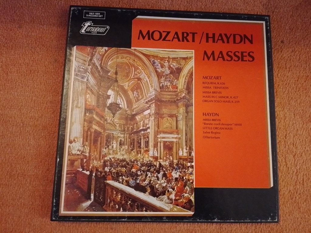5 LP-box Mozart / Haydn, Cd's en Dvd's, Beschermende buitenhoes, Boxset, Gebruikt, Mozart