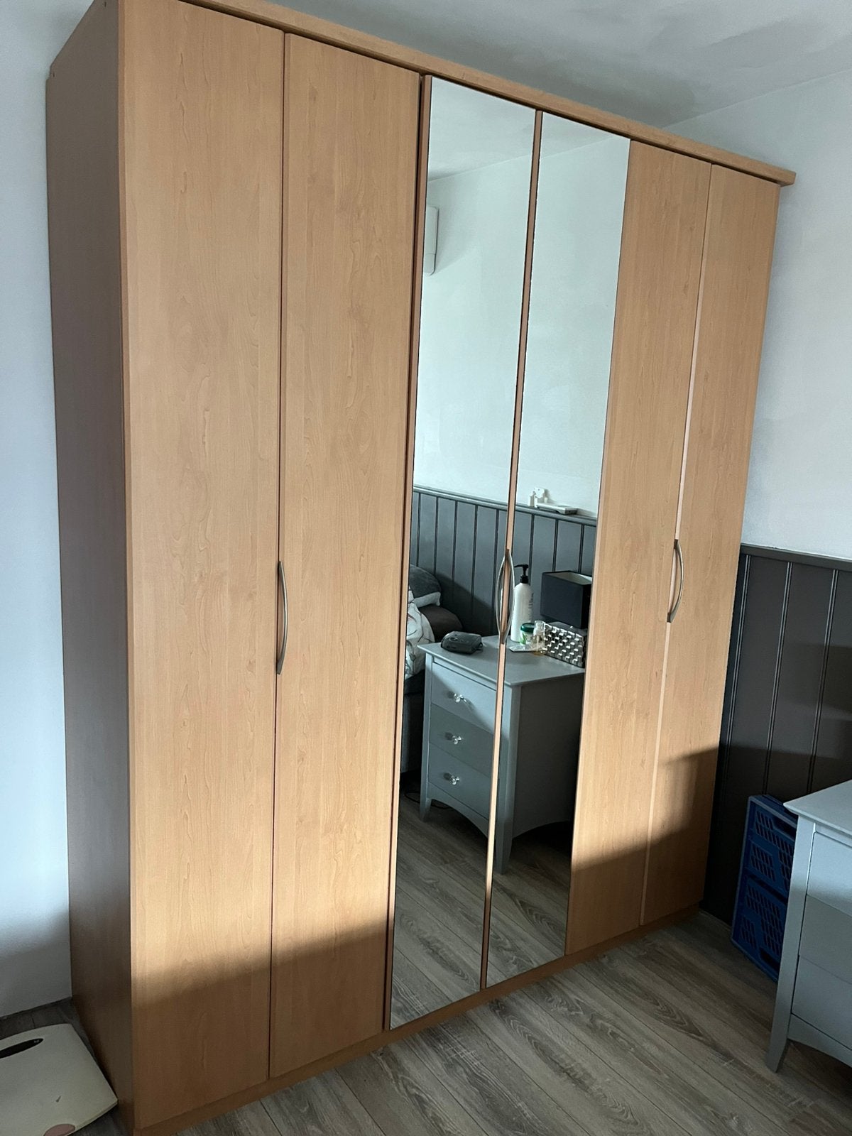 Kledingkast, Huis en Inrichting, Kasten | Kledingkasten, Ophalen, Overige materialen, 200 cm of meer, Met plank(en)