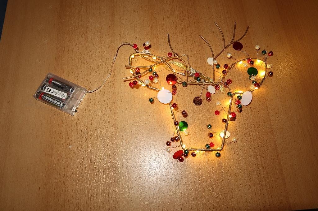 nieuw kerstversiering hert met verlichting, Diversen, Kerst, Nieuw, Ophalen of Verzenden