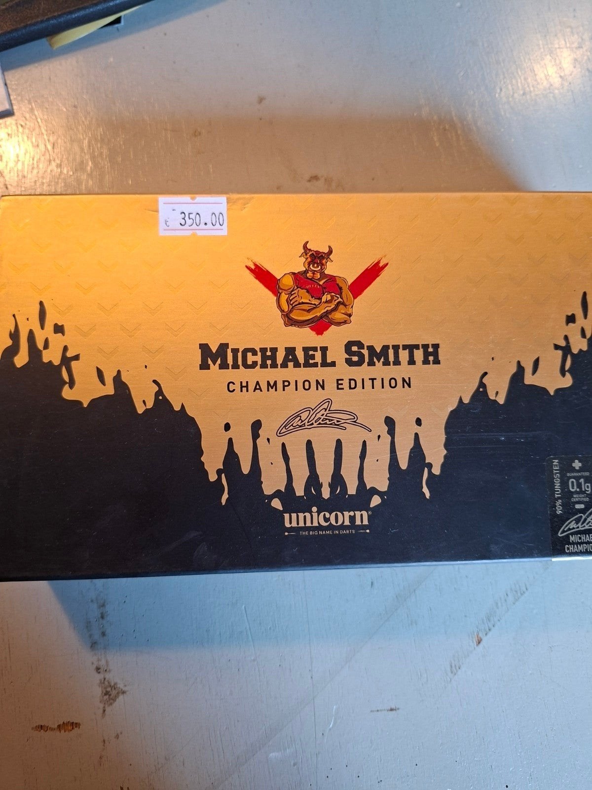 Michael Smith Gold Dartpijlen Limited Edition, Sport en Fitness, Darts, Ophalen of Verzenden, Nieuw, Pijlen