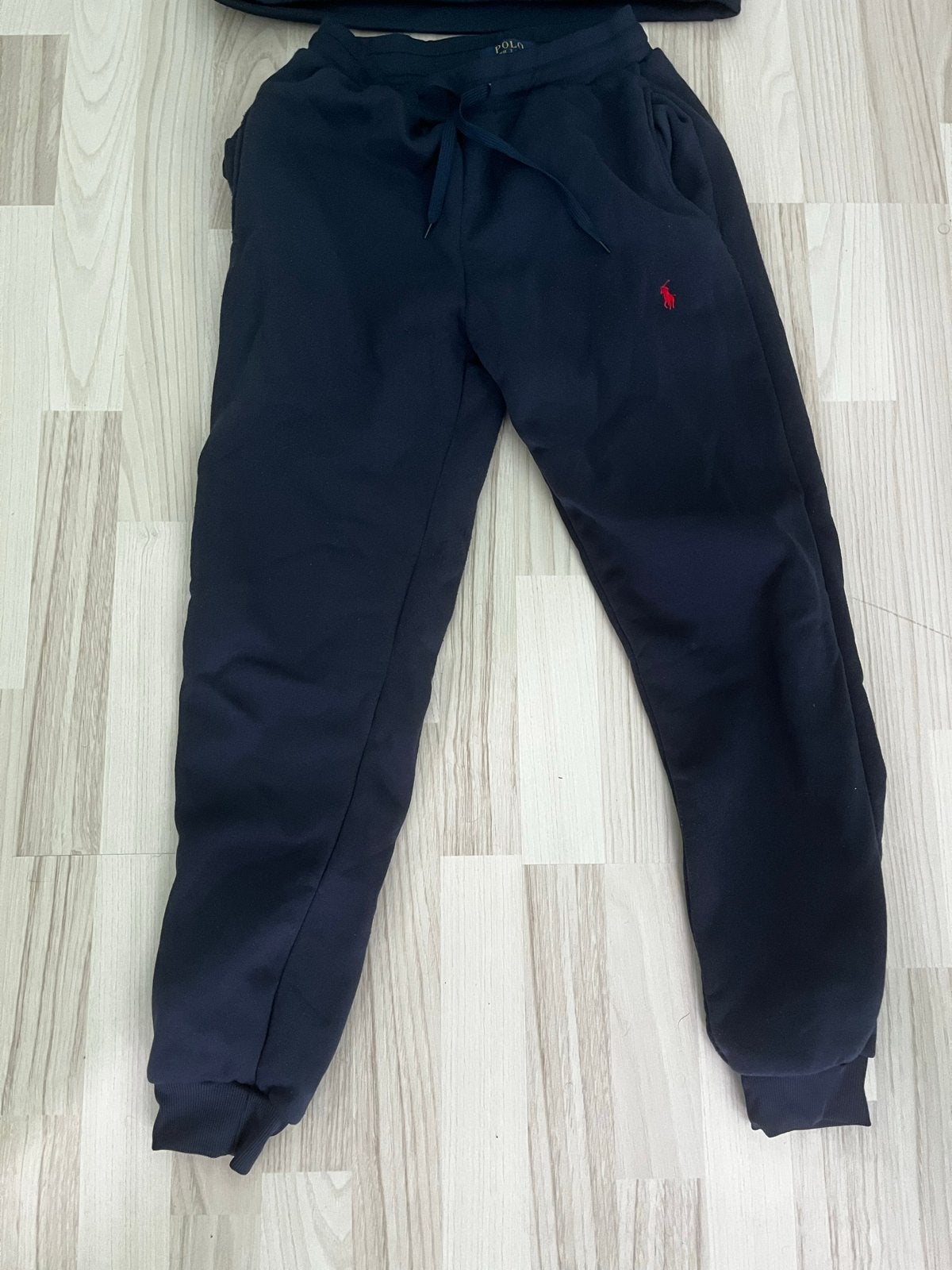 Polo Ralph Lauren trainingspak (hoodie en joggingbroek), Ophalen of Verzenden, Zo goed als nieuw, Maat 46 (S) of kleiner, Blauw