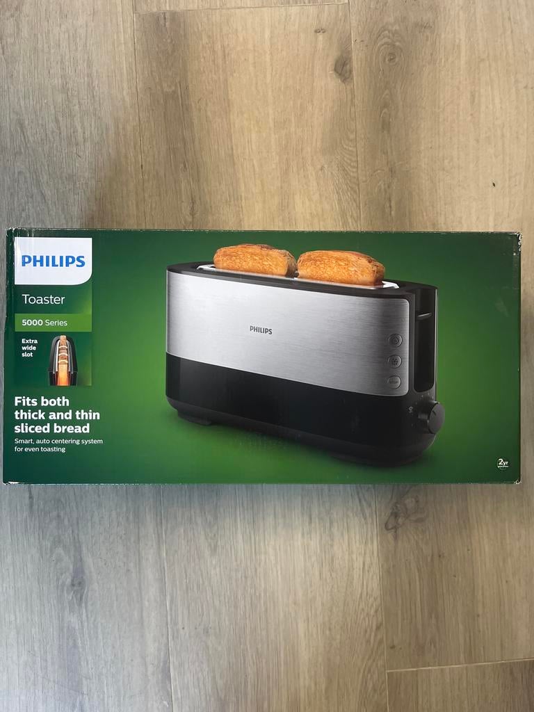 Philips Toaster 5000 Serie HD2692 - Nieuw in doos, Witgoed en Apparatuur, Broodroosters, Nieuw, Meer dan 8 standen, Ophalen of Verzenden