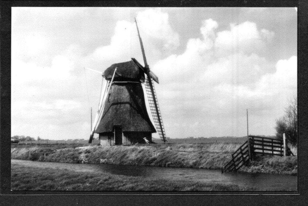 molen; Poldermolen De Oudkerkermolen te Oudkerk., Verzenden, 1960 tot 1980, Ongelopen, Friesland