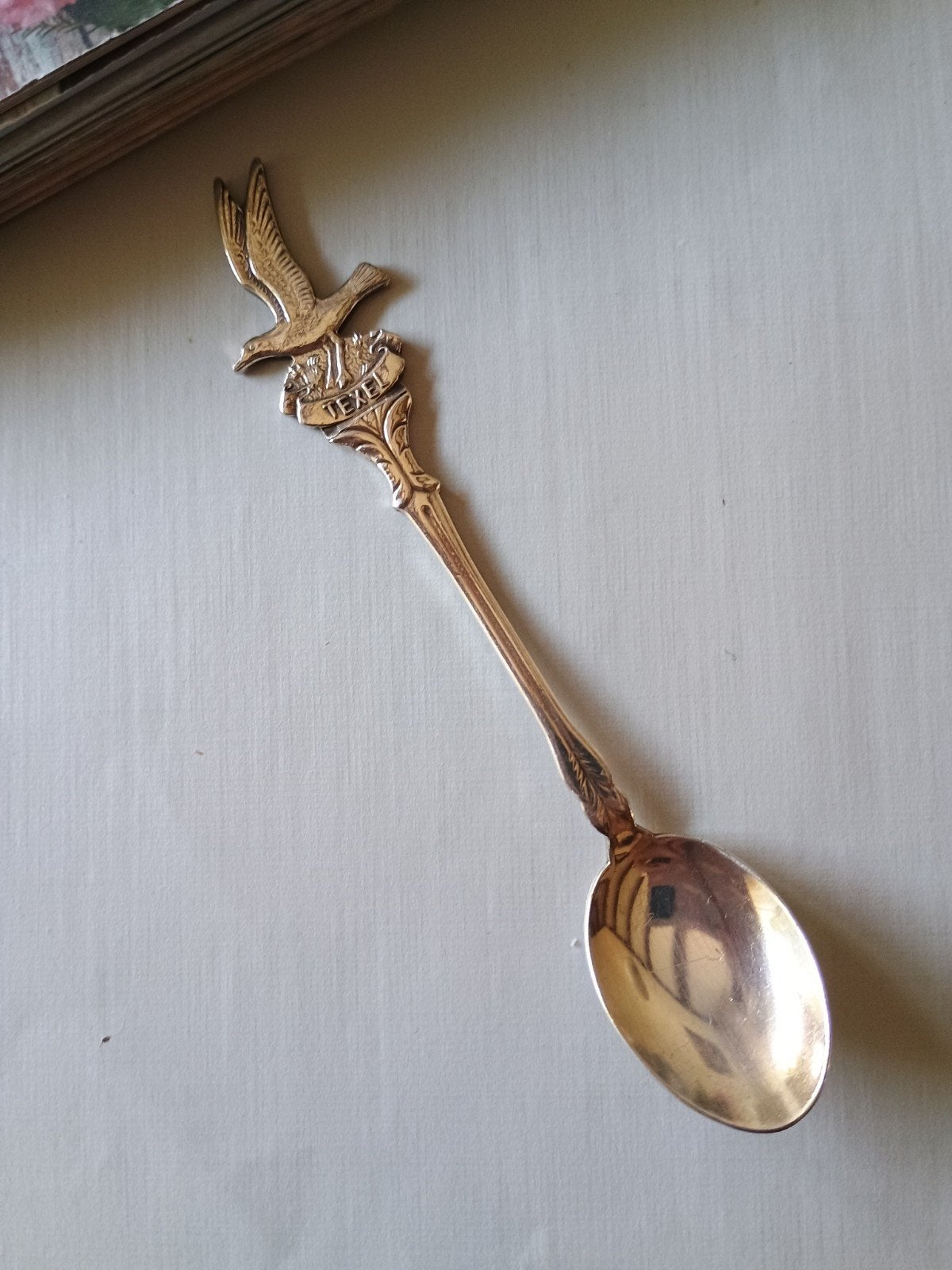 Oud lepeltje - Texel, Antiek en Kunst, Ophalen of Verzenden