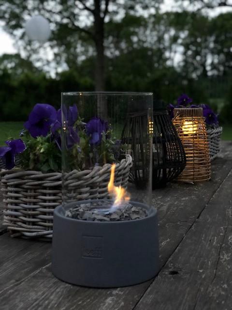 SFEERVOL!  NIEUW TAFELHAARD stonefire merk LEEFF, Overige materialen, 25 tot 50 cm, Nieuw, Ophalen of Verzenden