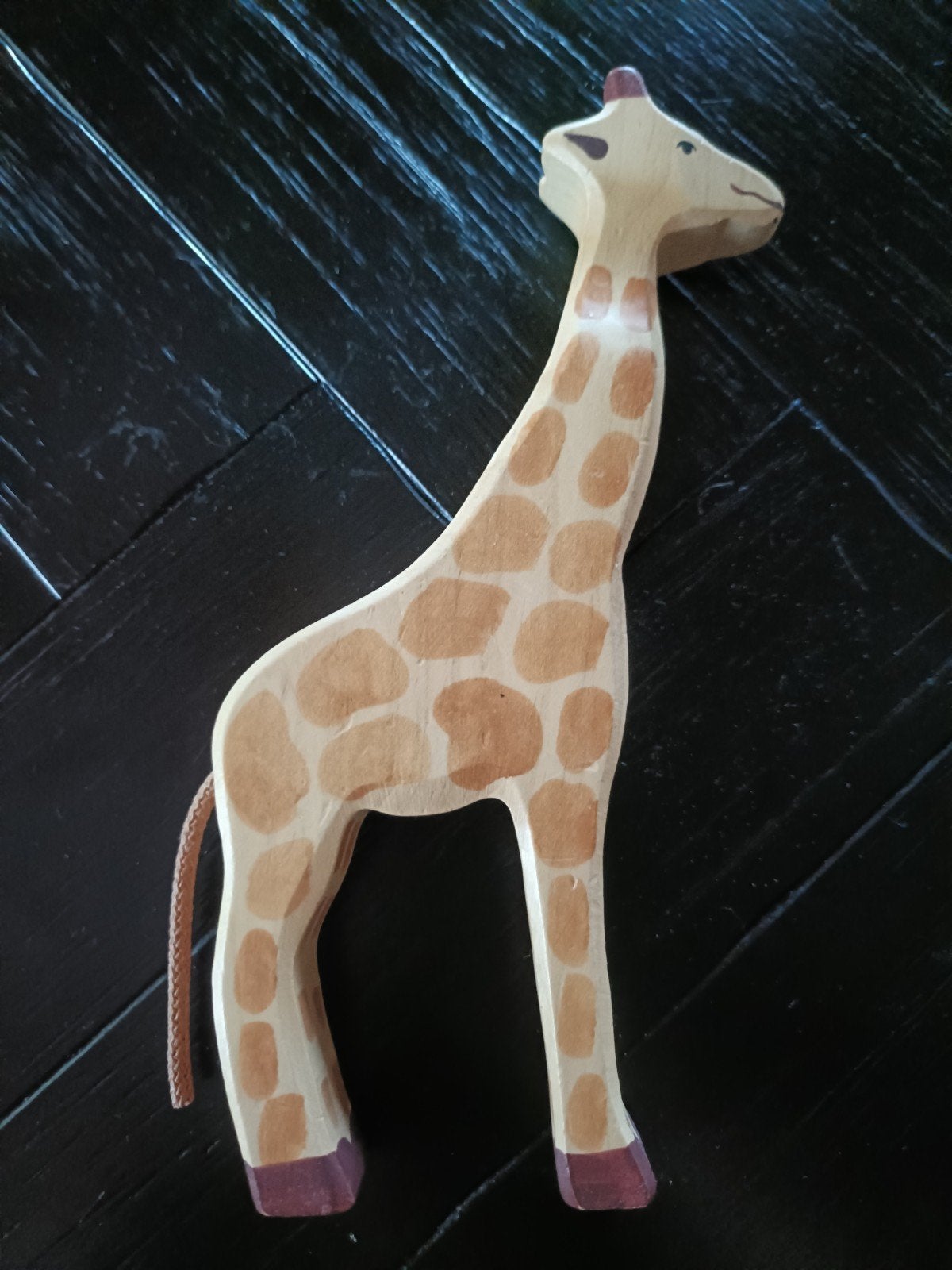 Holztiger Giraffe Houten Speelfiguur, Kinderen en Baby's, Speelgoed | Houten speelgoed, Ophalen of Verzenden, Zo goed als nieuw