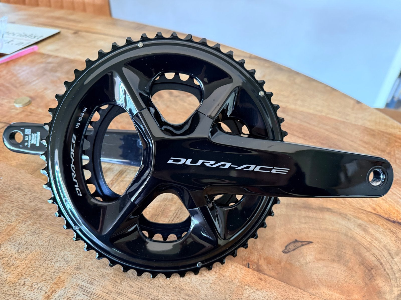 Nieuw Dura Ace crankstel 170/175mm, 52-36, Fietsen en Brommers, Crankstel of Pedalen, Nieuw, Ophalen of Verzenden, Aluminium