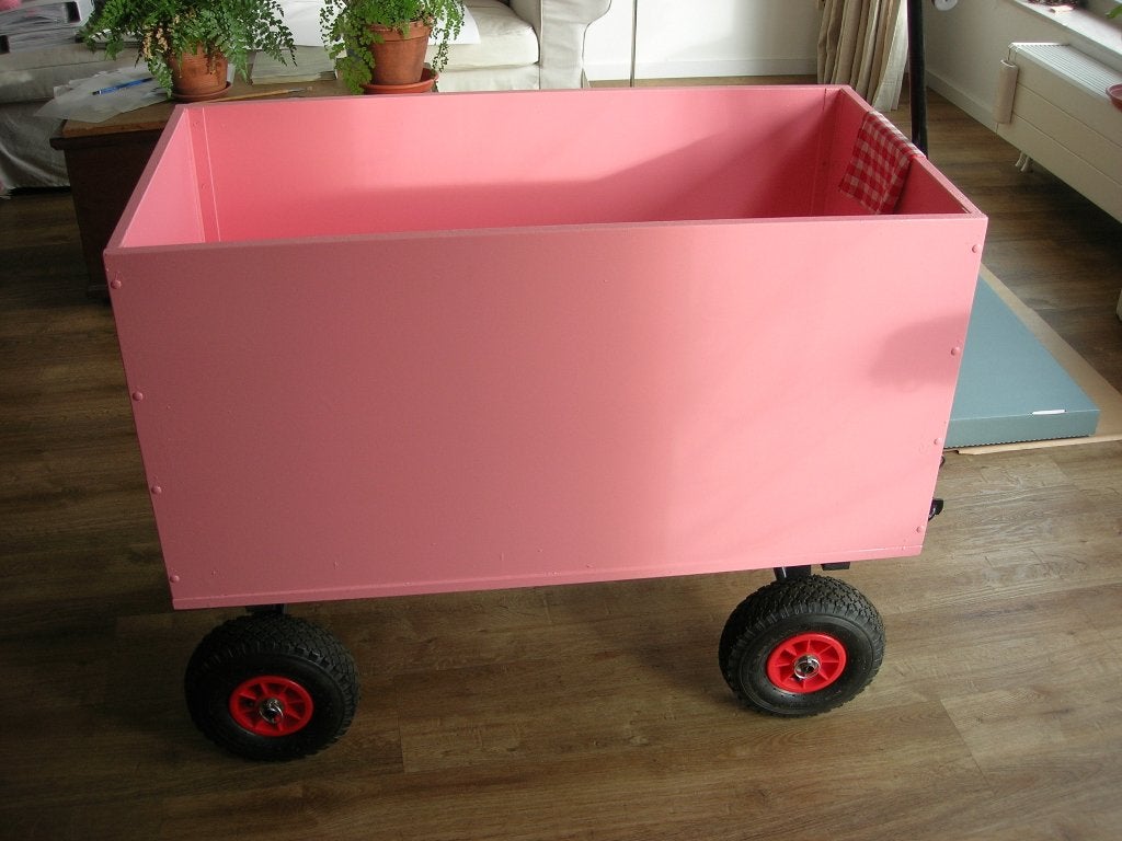 TE KOOP: roze bolderwagen/transportkar/handkar, Ophalen, Nieuw