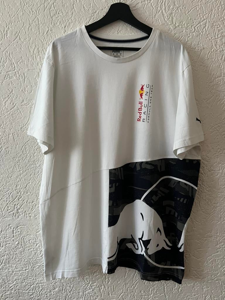 Puma T-shirt Max Verstappen red bull xxl, Ophalen, Zo goed als nieuw, Overige maten, Blauw