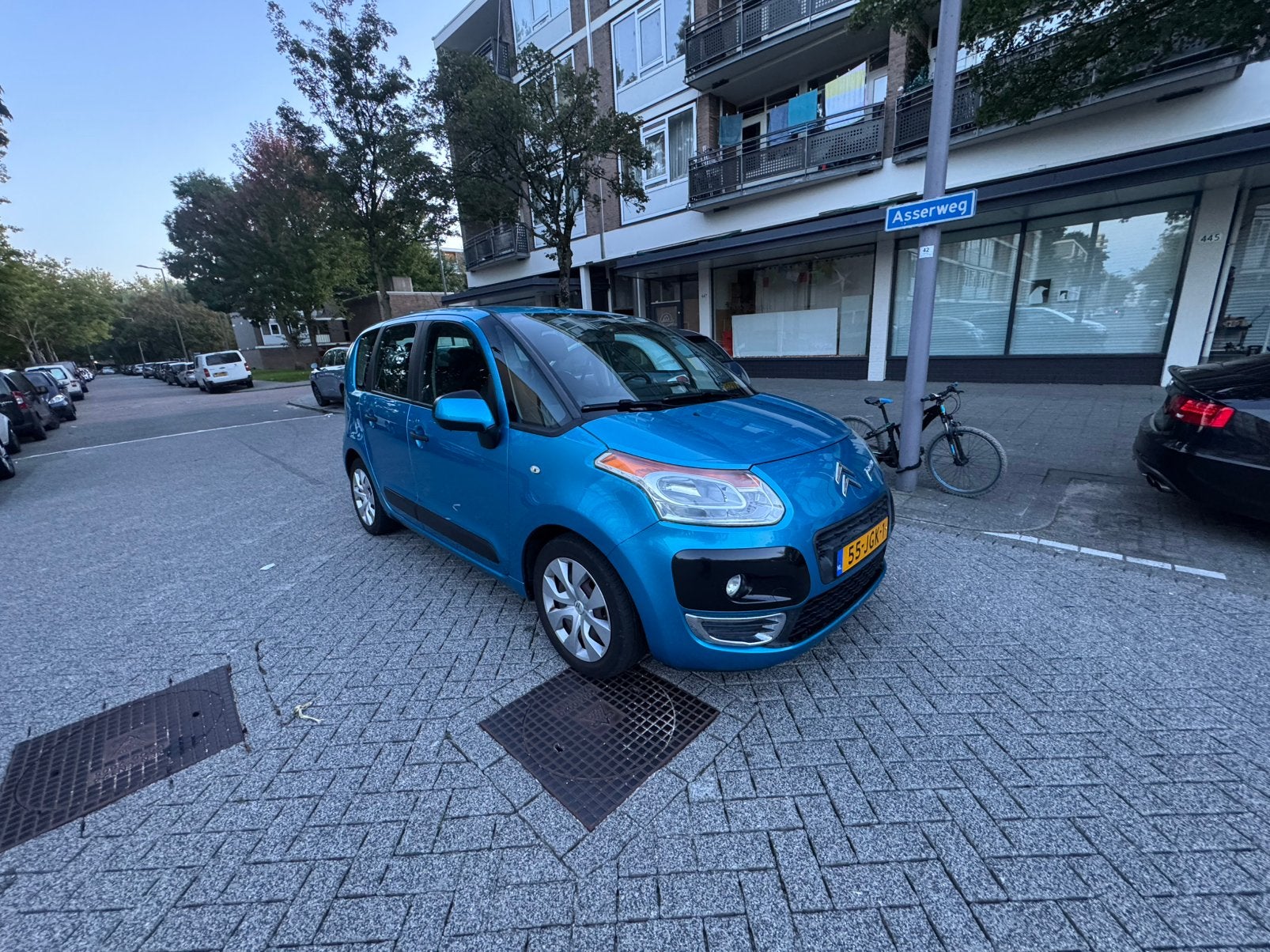 Citroën C3 Picasso 1.4 VTI 2009 Blauw, Voorwielaandrijving, Dealer onderhouden, 15 km/l, Blauw