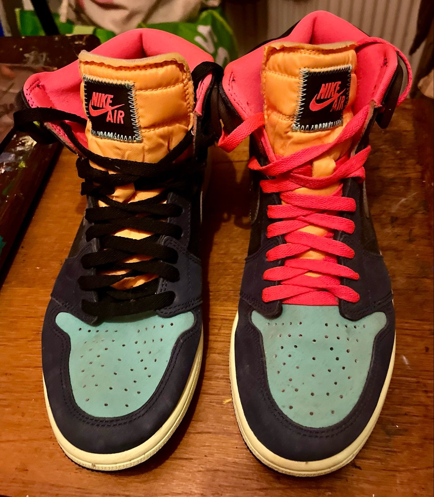 Nike Air Jordan 1 Mid SE 'Fearless' sneakers, Overige kleuren, Verzenden, Sneakers of Gympen, Gedragen