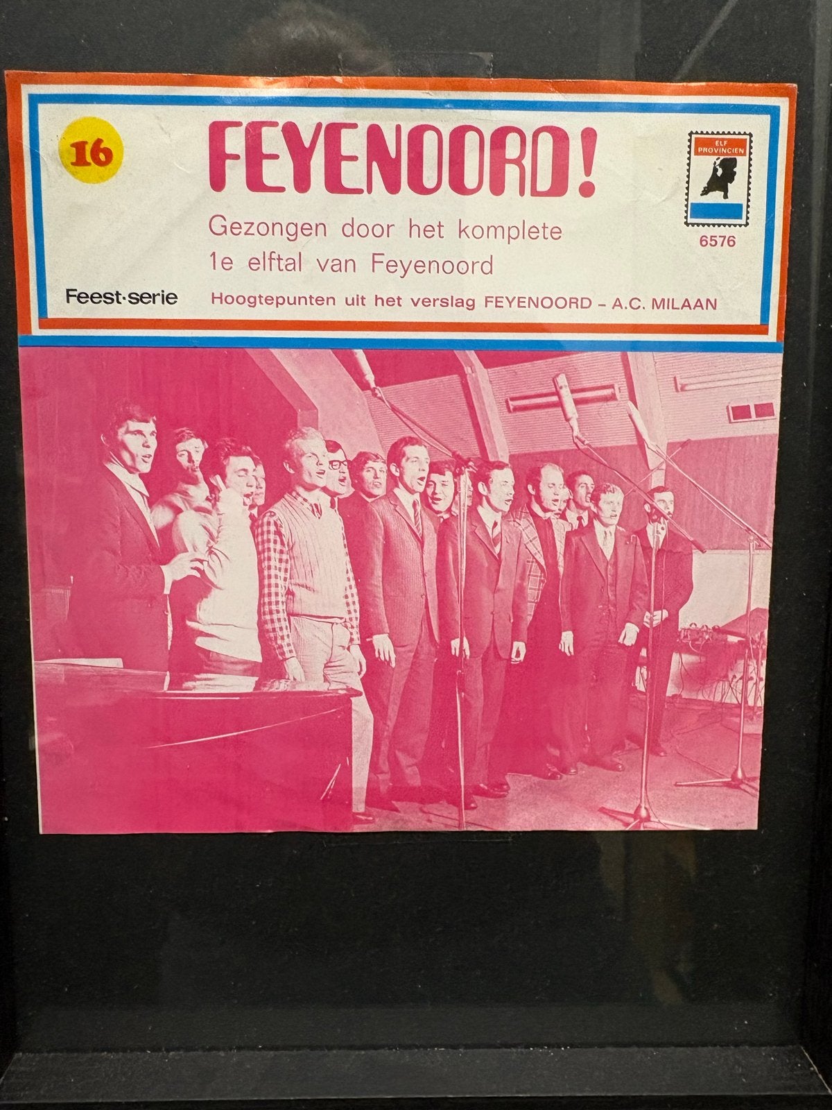 Single Feyenoord: Gezongen door het 1e elftal, Ophalen of Verzenden, Gebruikt, Nederlandstalig