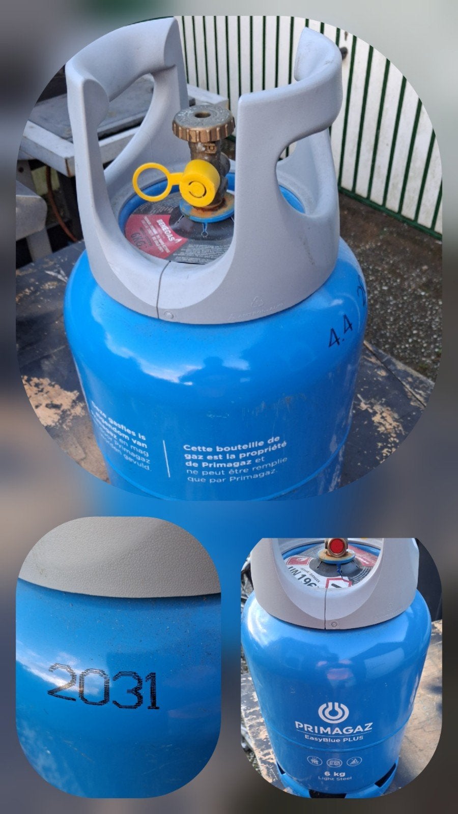 nieuw & vol Primagaz EasyBlue PLUS 6 kg gasfles (2 stuks), Ophalen