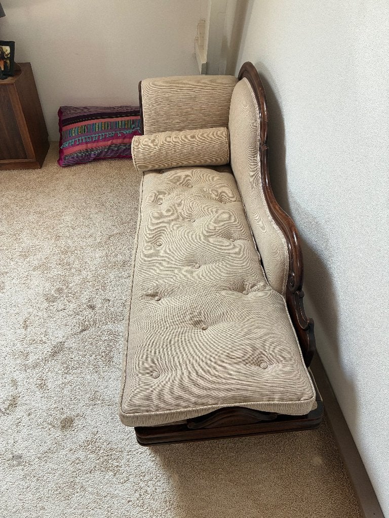 Chaise Longue Biedermeier, Ophalen, Minder dan 75 cm, 150 tot 200 cm, Tweepersoons