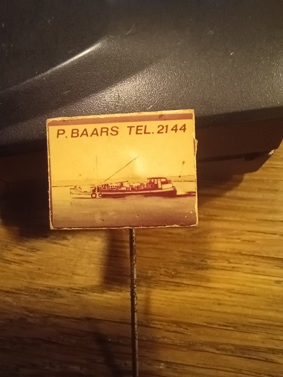 Speldje P. Baars (binnenvaartschip), Ophalen, Gebruikt, Overige onderwerpen, Speldje of Pin
