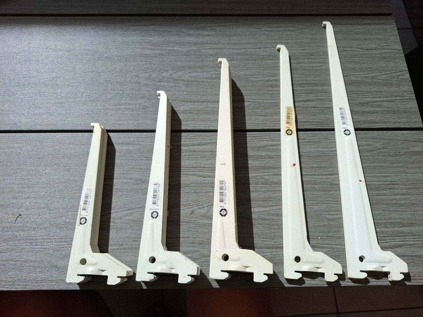 Witte Plankdragers - Diverse Maten, Ophalen