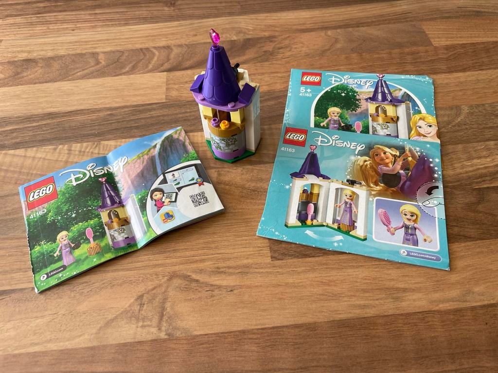 Lego Disney Rapunzel's toren 41163 compleet met boekje, Gebruikt, Lego, Ophalen of Verzenden, Compleet