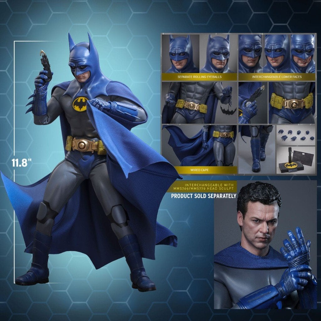 Hot Toys MMS834 The Flash Batman Blue Grey Suit Exclusive, Verzamelen, Film en Tv, West Campus 1 76863 Herxheim (DE), Actiefiguur of Pop