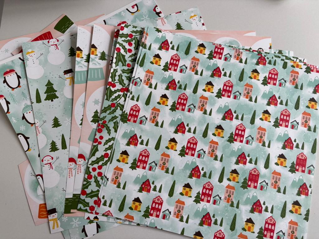 Stampin Up DSP Snowy Scenes losse vellen, Ophalen of Verzenden, Overige typen