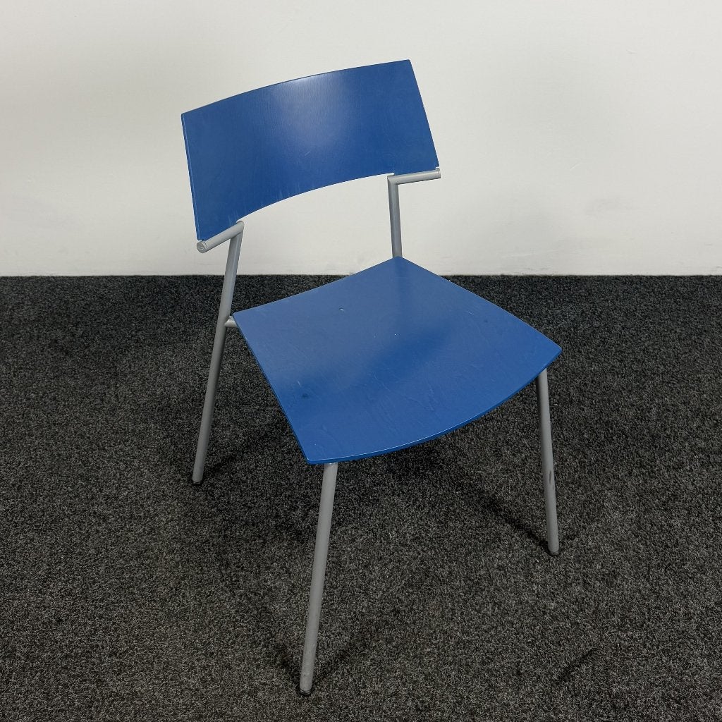 Van Der Sluis Quasi Stoel | Blauw 26236, Ophalen, Gebruikt, Blauw, Eén