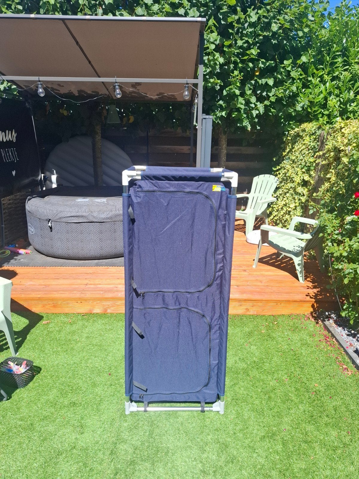 Campart Travel Campingkast 140 cm hoog, Ophalen