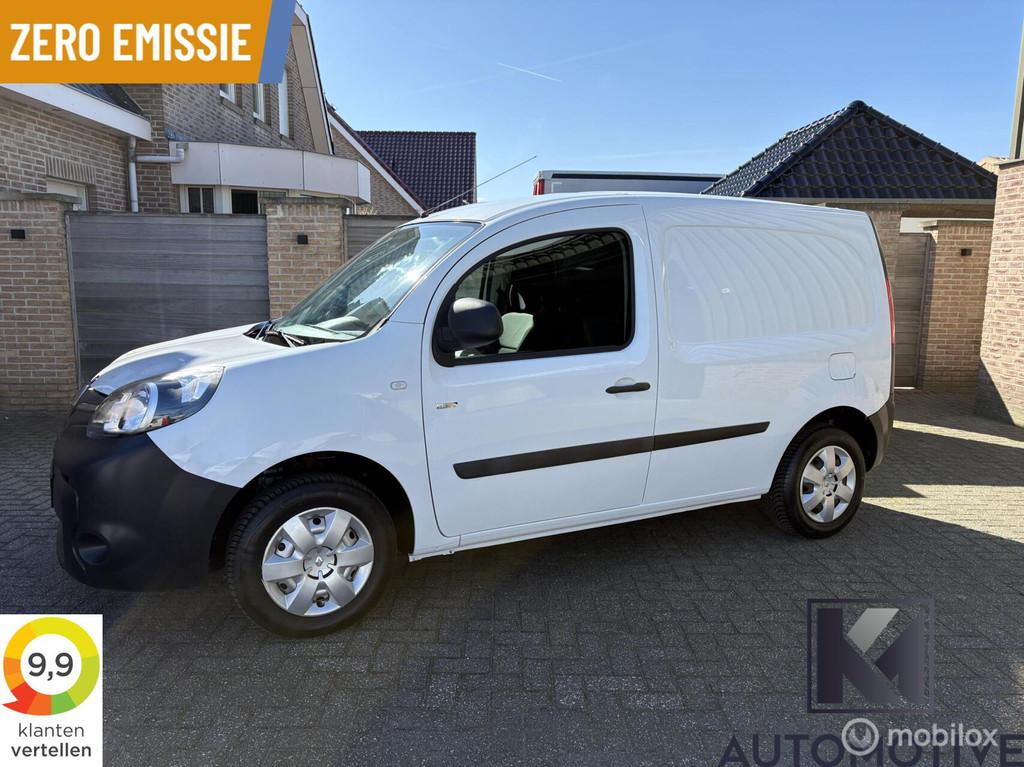 Renault Kangoo Z.E.33Kwh|Koopaccu|SoH 93.9%|Dealer onderh, Auto's, Bestelauto's, Automaat, Wit, 2 stoelen, Geïmporteerd