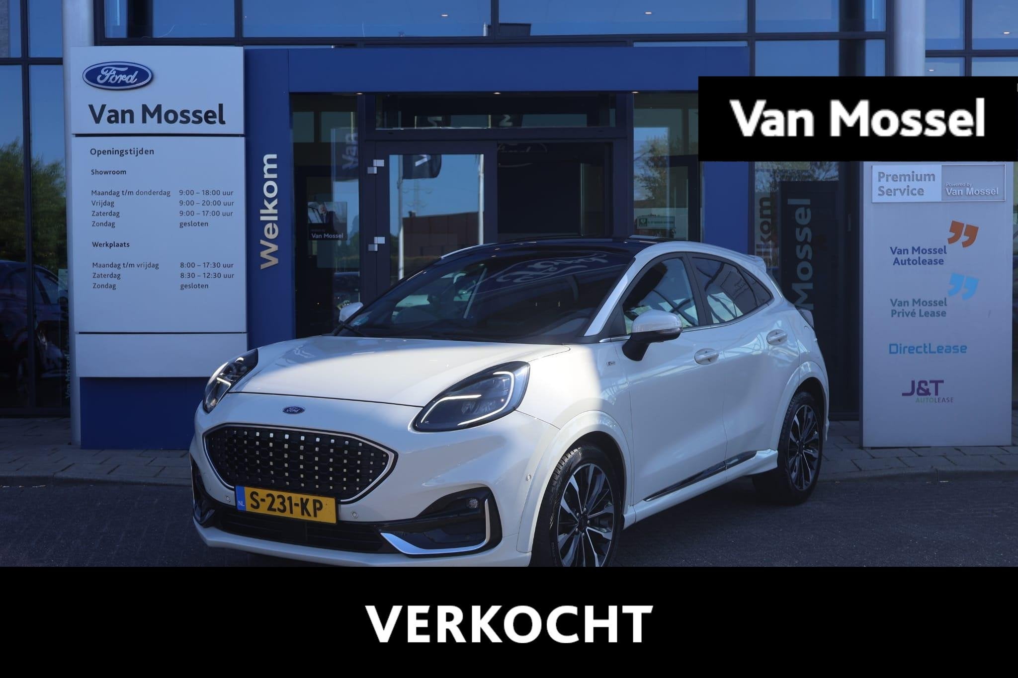 Ford Puma 1.0 EcoBoost St-Line X | Automaat | Ledere stoelen, Auto's, 125 pk, Euro 6, 1226 kg, Leder
