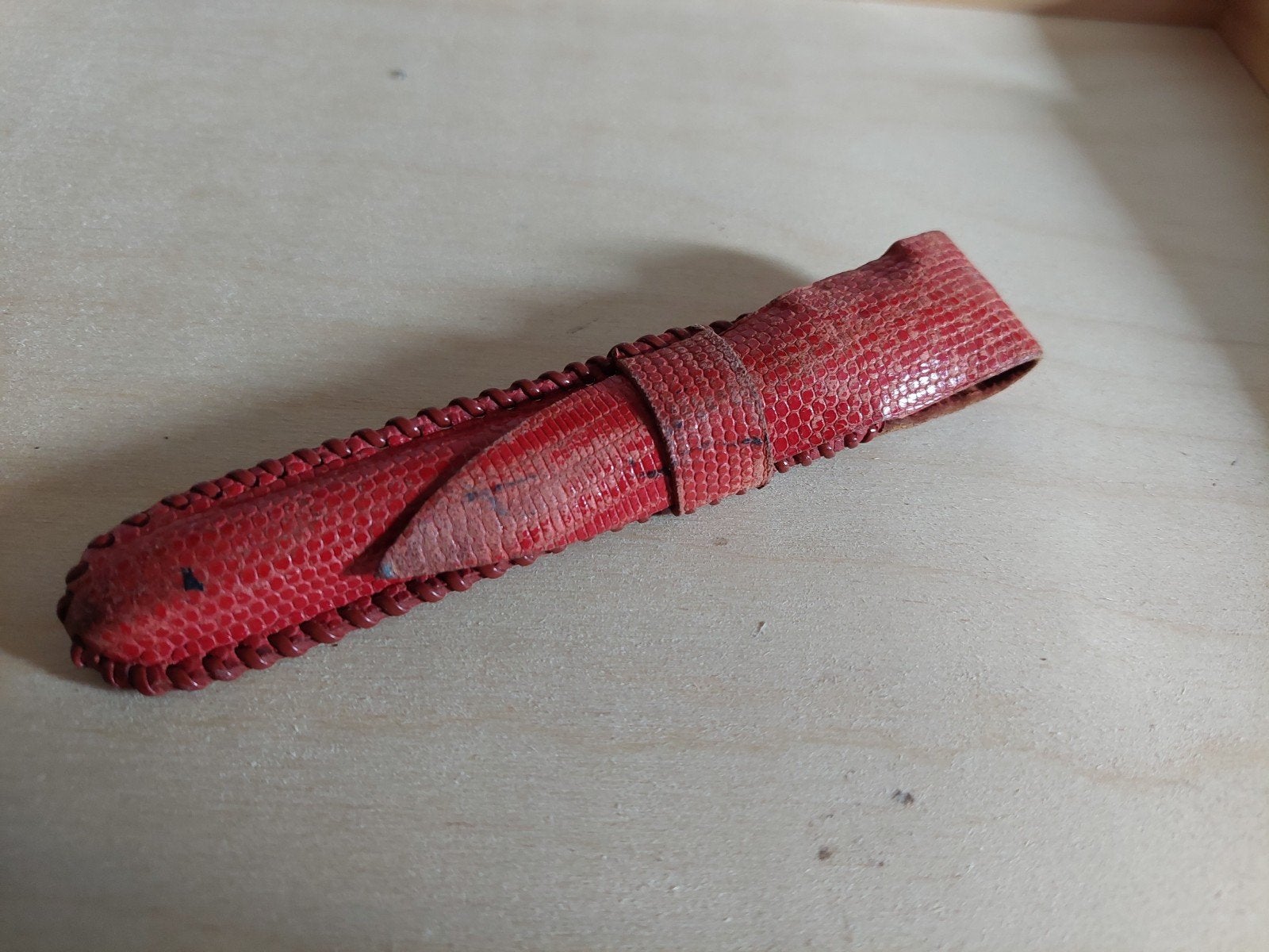 Vintage Parker Vulpen met Leren Etui, Ophalen of Verzenden, Gebruikt, Vulpen, Parker