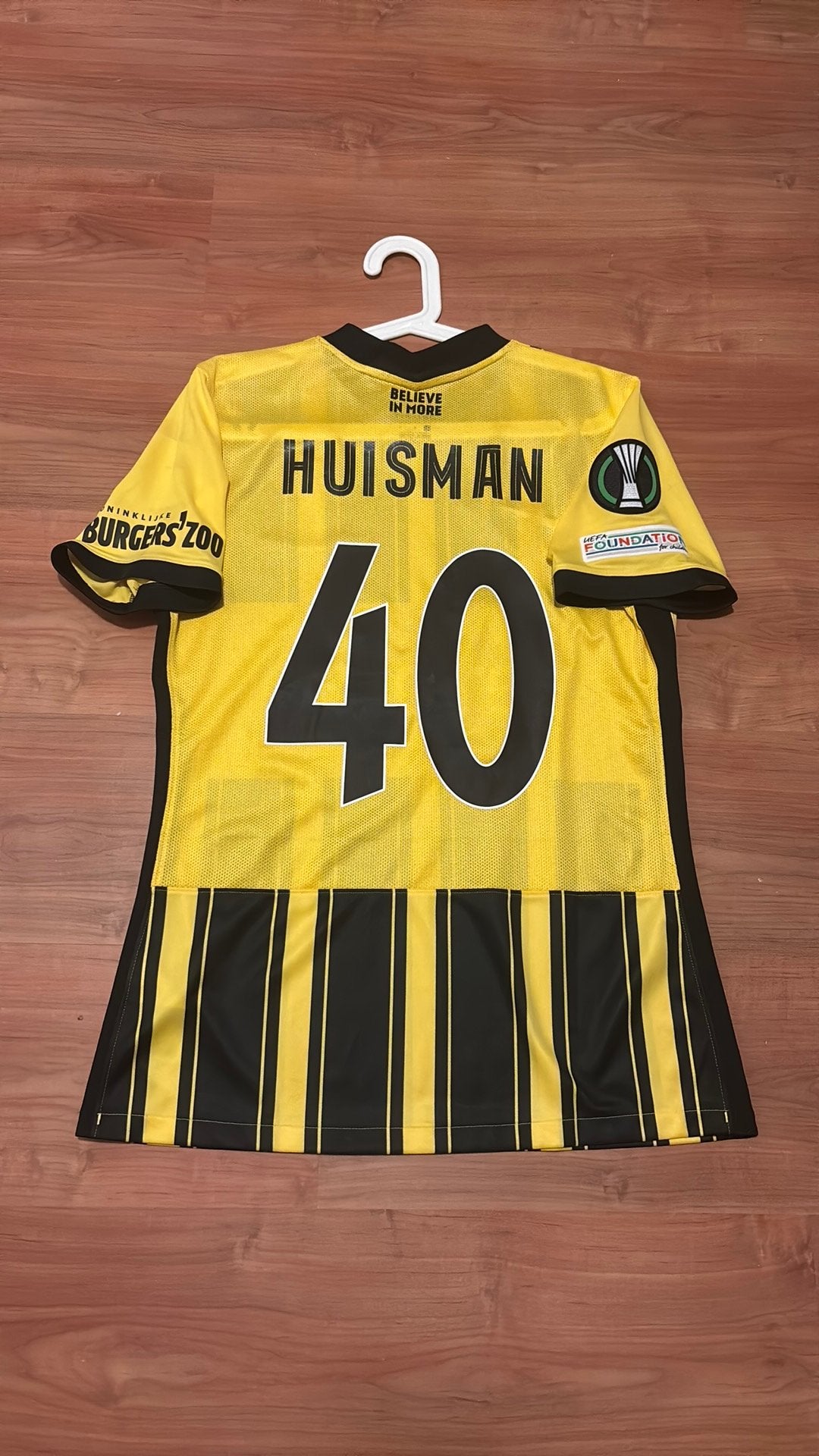 Matchworn Vitesse shirt Conference League, Ophalen of Verzenden, Zo goed als nieuw, Vitesse, Shirt