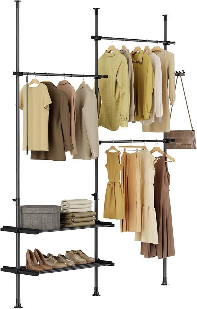 kleding opbergsysteem dubbel (telescopisch), Ophalen of Verzenden, Zo goed als nieuw