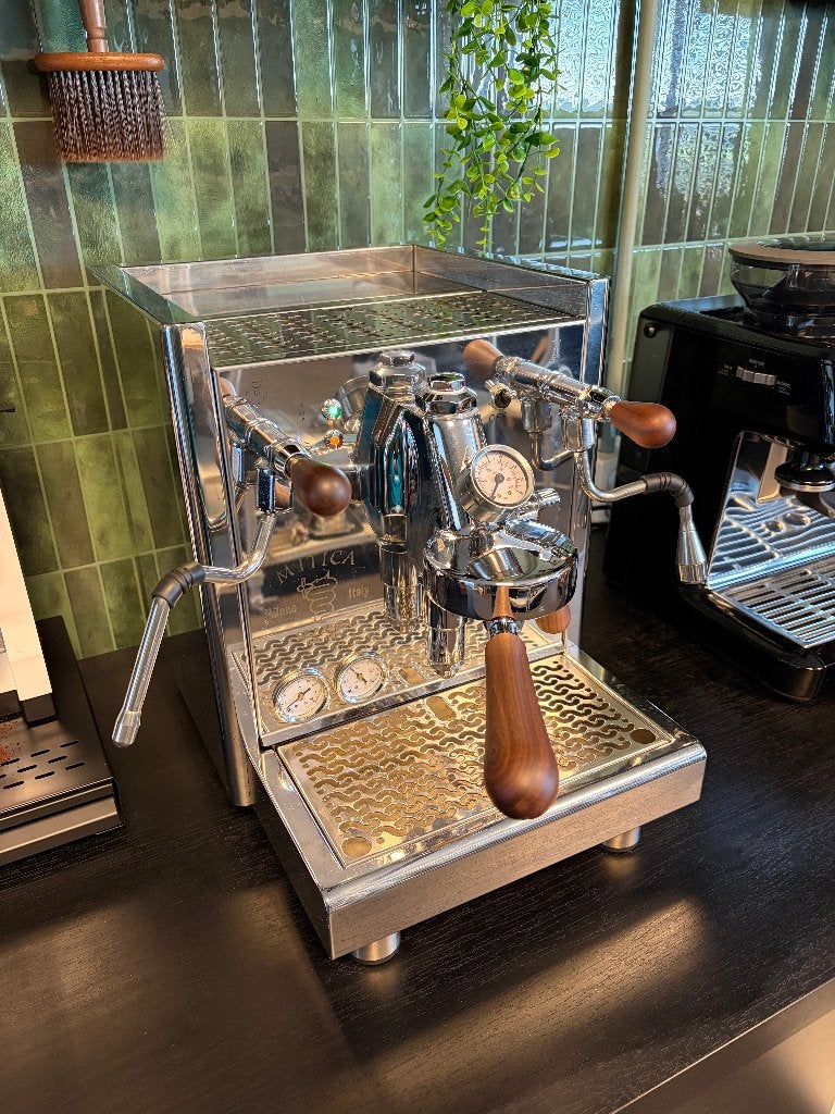 Bezzera Mitica HX - Gerestaureerd en Gereviseerd, Ophalen, 10 kopjes of meer, Afneembaar waterreservoir, Gemalen koffie