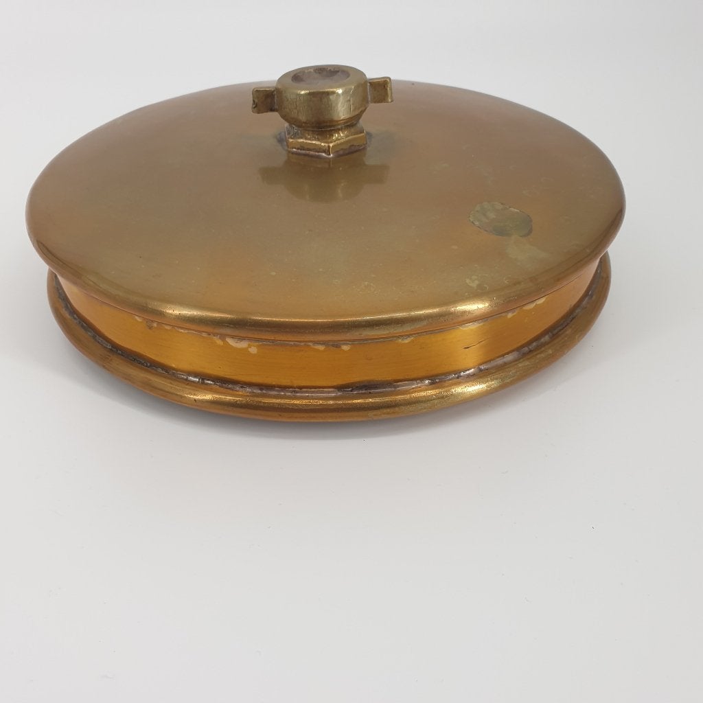 Bedwarmer van geel koper, Antiek en Kunst, Ophalen of Verzenden, Koper