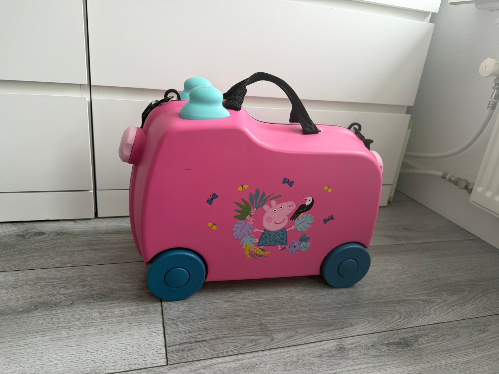 Peppakoffer, Sieraden, Tassen en Uiterlijk, Koffers, Ophalen, Zo goed als nieuw, Hard kunststof, Minder dan 50 cm