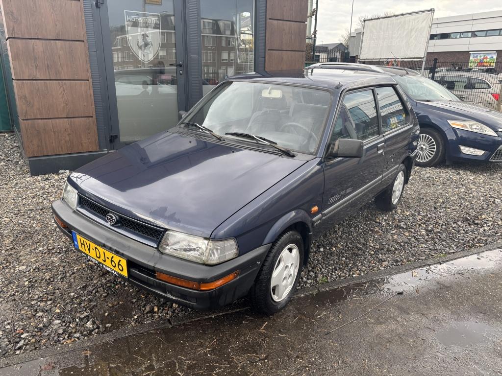 Subaru Justy 1.2 Si ECVT*AUTOMAAT * KOPPAKKING DEFECT !, Auto's, Oldtimers, Blauw, Origineel Nederlands, Bedrijf, Vierwielaandrijving