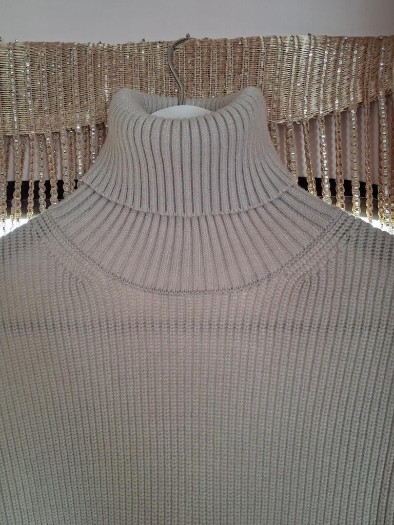 Col trui jurk Zara M 38/40 beige, Ophalen of Verzenden, Zo goed als nieuw, Beige