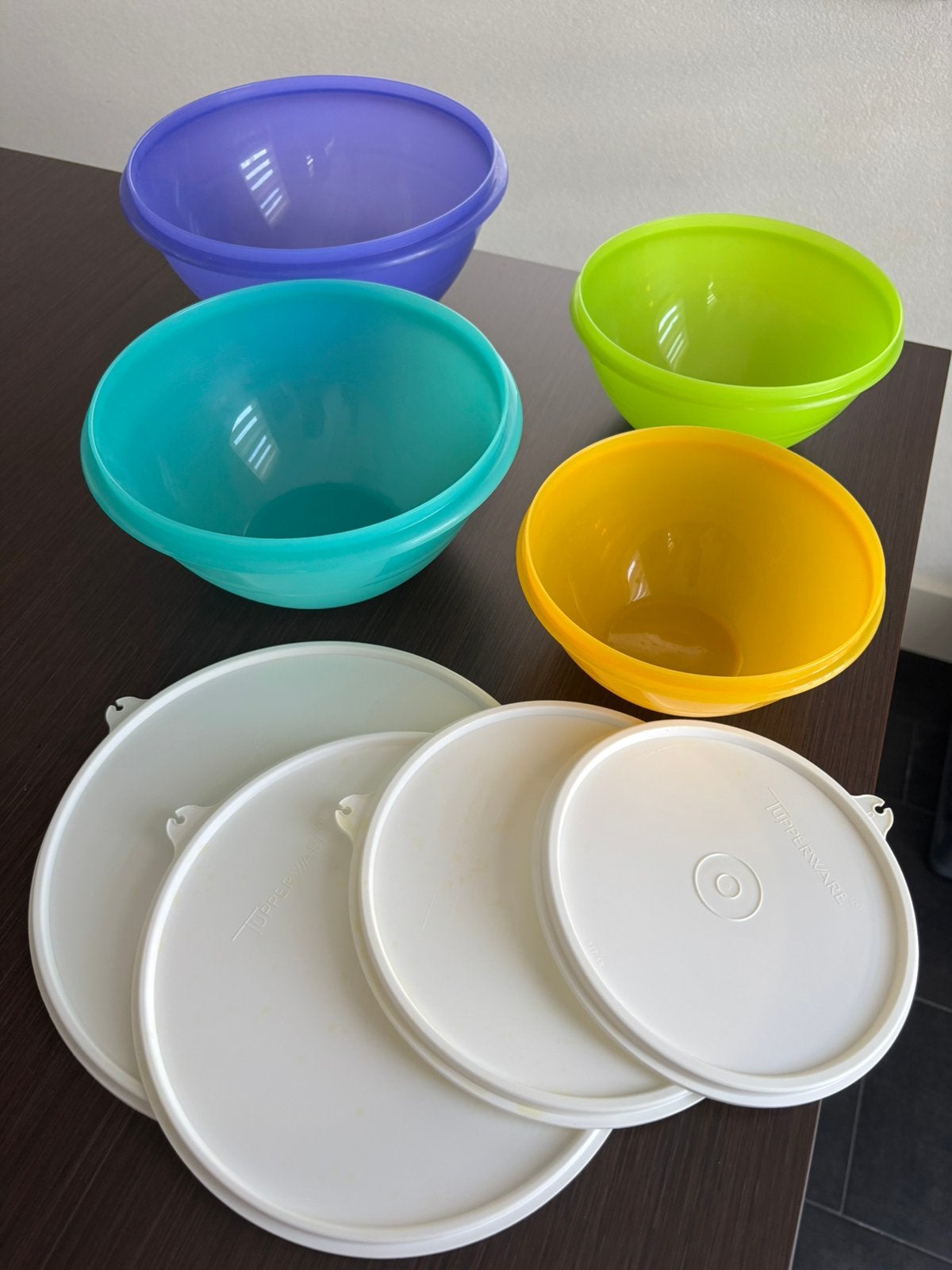 4 tupperware bakjes, Ophalen of Verzenden, Zo goed als nieuw, Overige typen