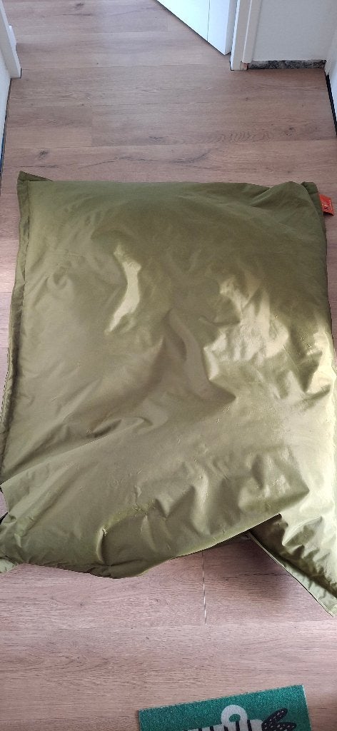 Zitzak 1x1.25m, Ophalen, Gebruikt, Groen, Zitzak