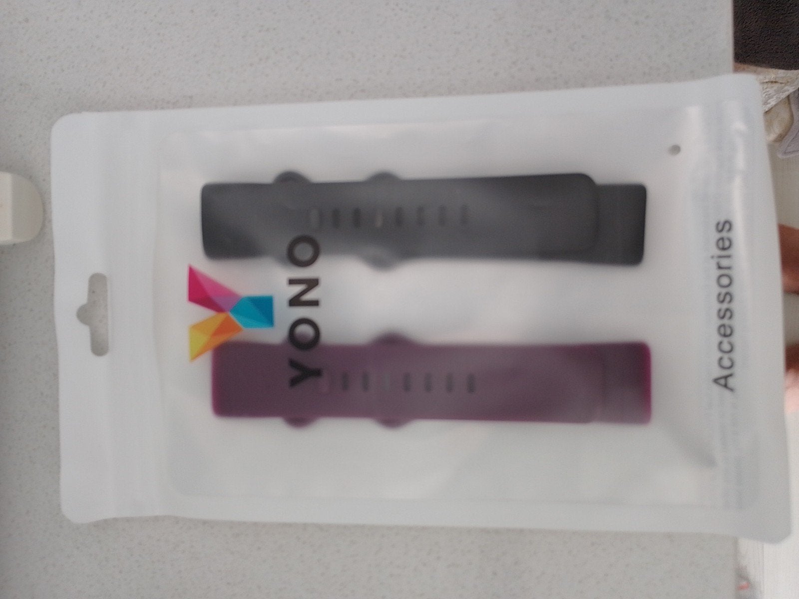 Fitbit Charge 6 Bandjes - Grijs en Paars (YONO), Nieuw, Ophalen of Verzenden, YONO, Grijs