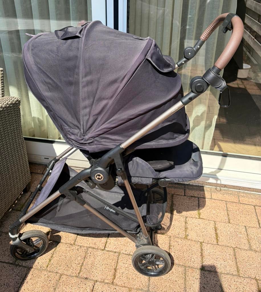 Cybex melio buggy met autostoel cybex, Ophalen, Gebruikt