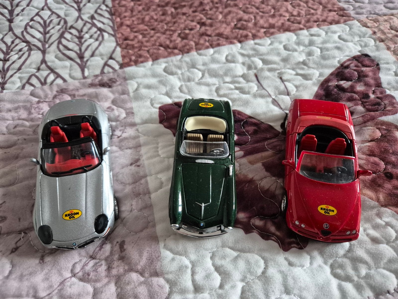 Kadotip ! 3 unieke modelauto's 1:43 met logo Kroon Oil, Ophalen of Verzenden, Zo goed als nieuw, Auto