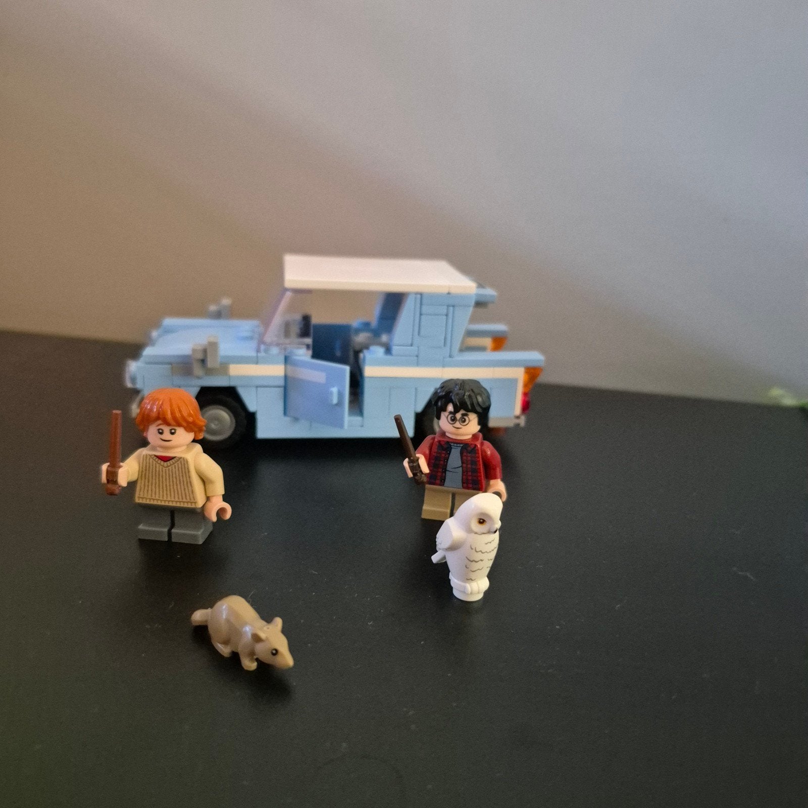 Harry Potter vliegende auto set, Verzamelen, Ophalen of Verzenden, Gebruikt