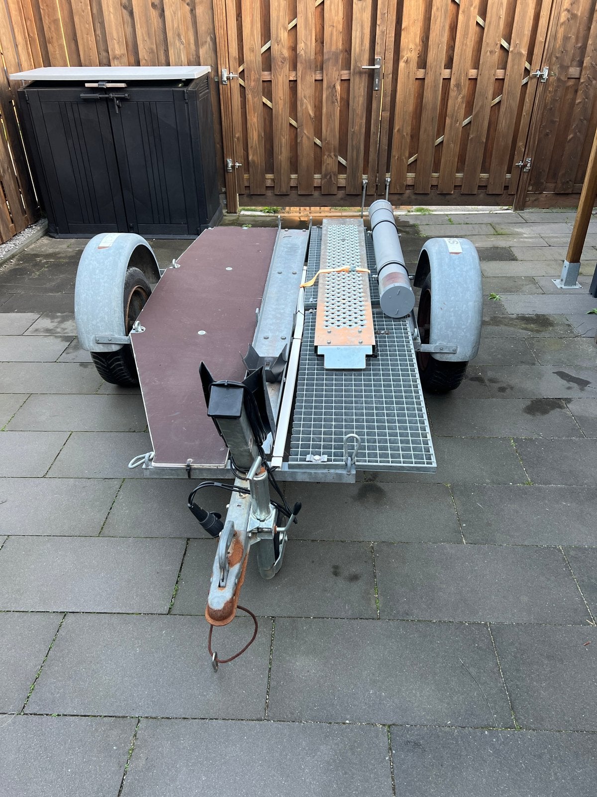 Motoraanhanger ongeremd, Ophalen, Gebruikt, Porsche