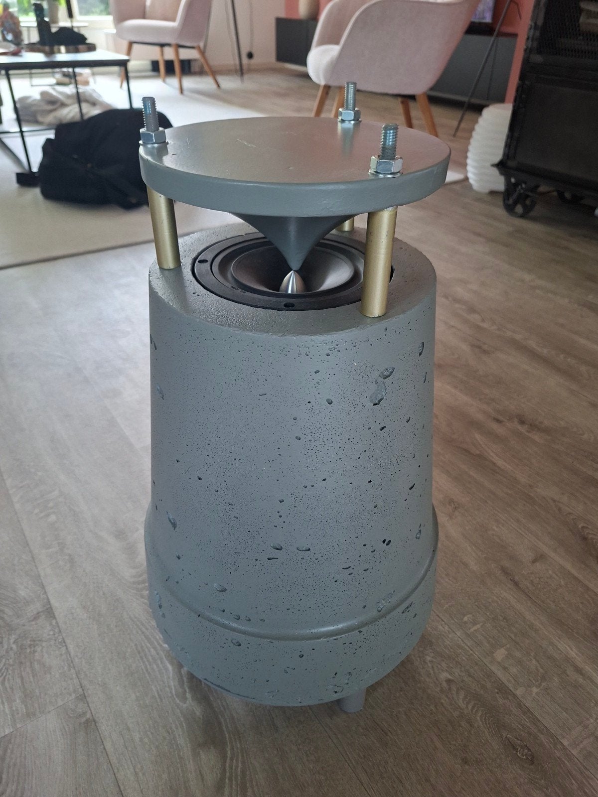 Omnidirectionele luidspreker - DIY beton, Tangband, Dayton, Gebruikt, Minder dan 60 watt, Front, Rear of Stereo speakers, Ophalen